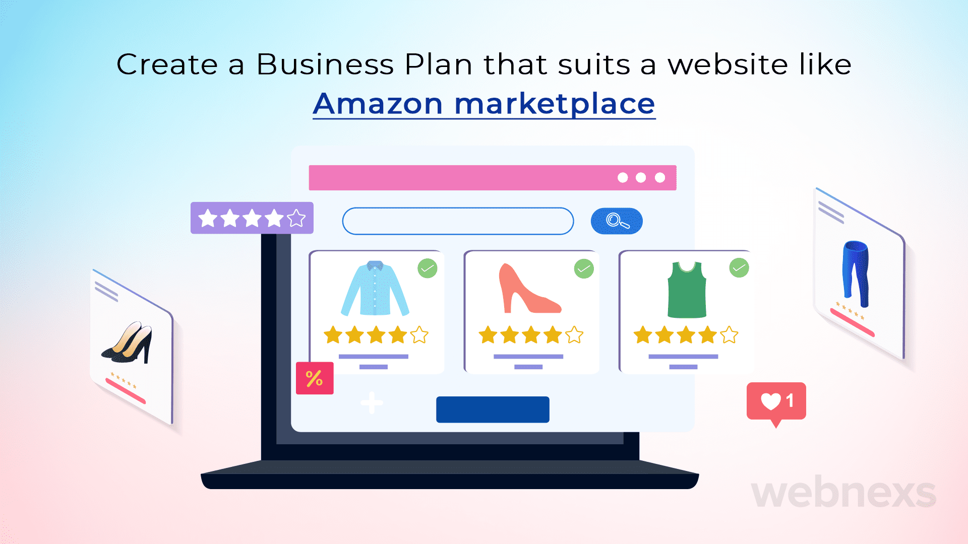Step 01: Create a Business Plan that suits a website like Amazon marketplace