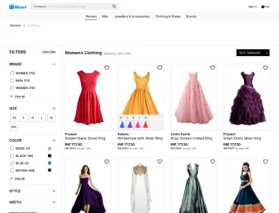 Women Clothing Website Theme