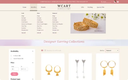 Fashion Jewellery Website Theme