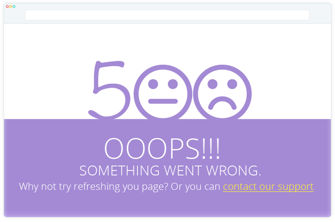 500 error