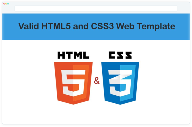 Valid HTML5 & CSS3