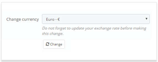 Multi Vendor Default Currency