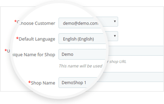 Multi Vendor Default Language