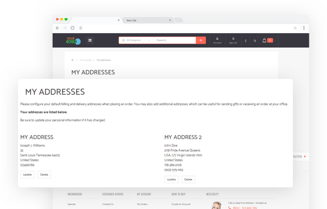 Manage Multiple Address