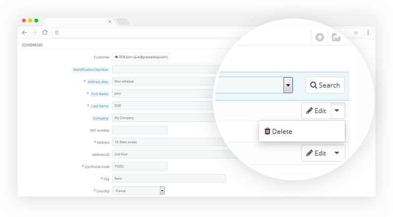 Add/Edit Details